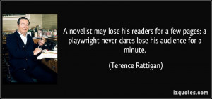 More Terence Rattigan Quotes