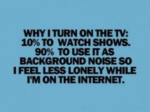 ... tv #lol /// less lonely in the middle of the night doing homework