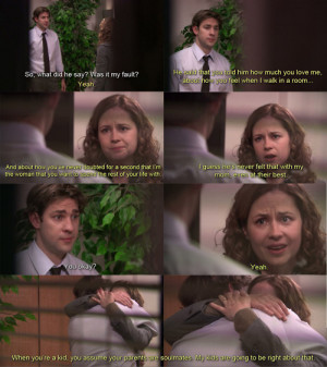 , 5x13(Top 20 Jim and Pam Moments)After a conversation with Jim, Pam ...