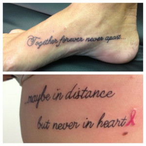 Cute mother daughter quotes for tattoos