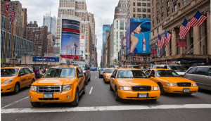 New York Yellow Taxi Wallpaper
