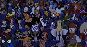 Negrite os desenhos que você assistia:Capitão CavernaRocket PowerKND ...