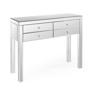 Mirrored Console Table with Drawers