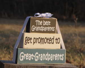 Great Grandparents Quotes Great grandparents wood block