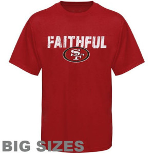 San Francisco 49ers Red Home Sayings Big Sizes T-shirt
