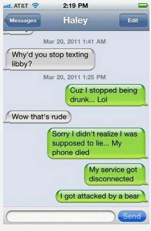 Why’d you stop texting libby? – The truth hurts