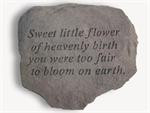 Miscarriage or Child Loss Memorial...Sweet little flower of heavenly ...