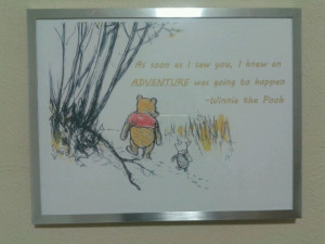Winnie the Pooh quote completed
