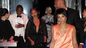 Jay Z and his sister-in-law Solange Knowles, right, reportedly had an ...
