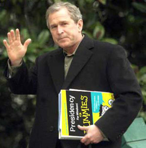 ... but recognizes the funny side of President George W. Bush’s wording