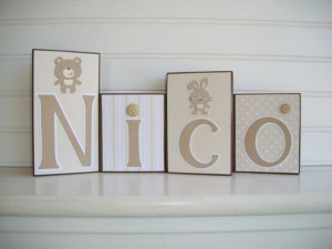 ... Mama, Nurseries, Baby Names Block, Ressielillian Etsy Com, Bears Room