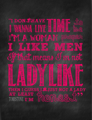 Ladylike Quote Chalkboard Print PINK