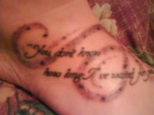 the notebook quote tattoos