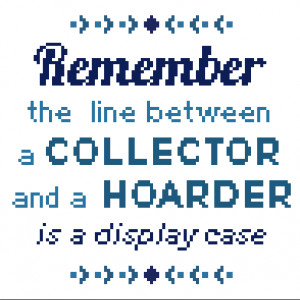 Free Pattern Friday - John Hodgman Quote from Hugs are Fun