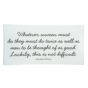 ... Charlotte Whitton. Available at SHOPBLUEHORSE.COM #quote #handmade #