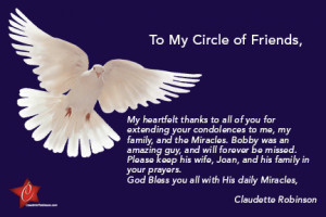 My Heartfelt Thanks for your Prayers