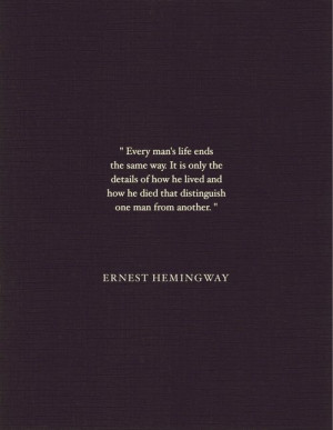 ... June 5, 2014 at 500 × 646 in Love Quotes By Ernest Hemingway