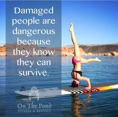 Stand up paddle boarding yoga. SUP Yoga inspirational quotes. On the ...