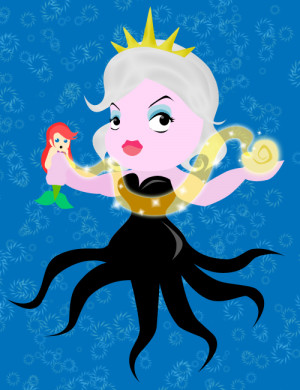 Ursula The Sea Witch Makeup