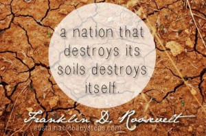 FDR quote on soils