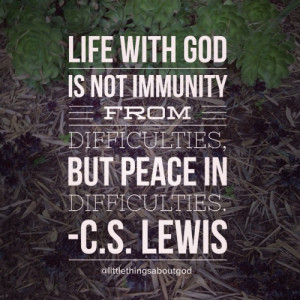 ... god #bible #love #pray #grace #faith #qotd #potd #quotes #cslewis