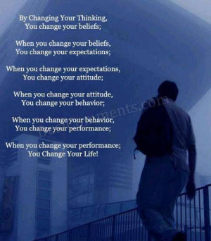 By Changing Your Thinking