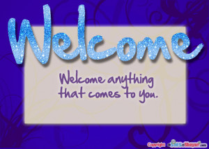 Welcome Greeting Cards Message