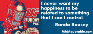 Ronda Rousey on Happiness