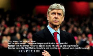... > Motivational Quote on football and loyalty featuring Arsene Wenger