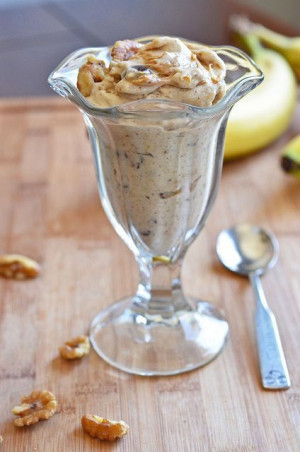 Five-Minute Healthy Chunky Monkey 'Ice Cream by penniesonaplatter