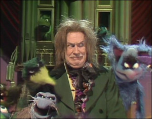 Vincent Price and various Muppet monsters from 