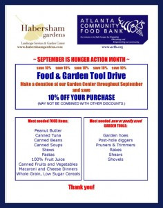 Today kicks off our September Food & Gently Used or New Garden Tool ...