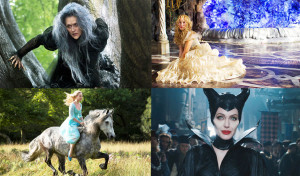 ... including Maleficent, Into the woods, Cinderella, Beauty and the Beast