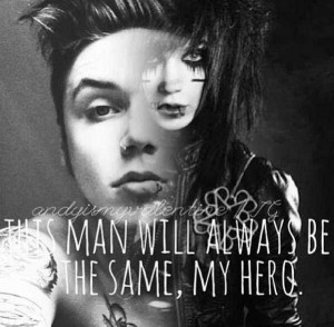 Andy biersack bvb inspirational quote