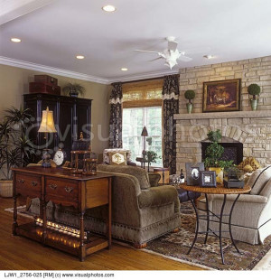 sitting area and stone fireplace beige tones limestone fireplace ...