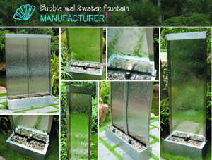 indoor waterfalls for home decoration glass water fountains for sale