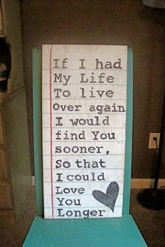 Wood Sign Made to look like Paper with Quote by RusticBarndecor, $45 ...