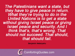 Benjamin Netanyahu Sayings