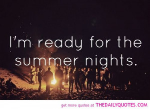 Summer Nights Sayings