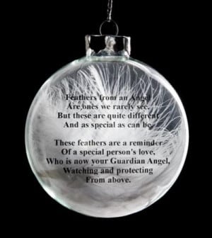 RE: Angel Feather Christmas Ornament