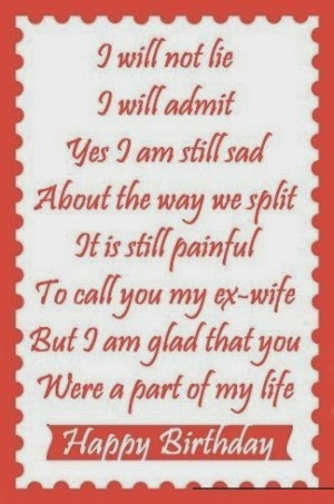 Happy Birthday Quotes for Ex Husband
