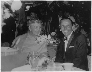 With Eleanor Roosevelt at Girl's Town Ball in Florida, 1960
