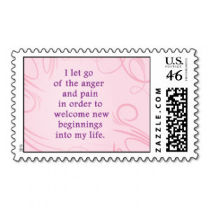 Positive Affirmation Forgiveness Valentines Day Stamp