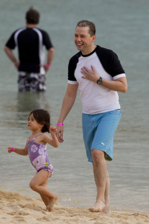 Jon Cryer and his wife, Lisa, were spotted playing on the beaches of ...