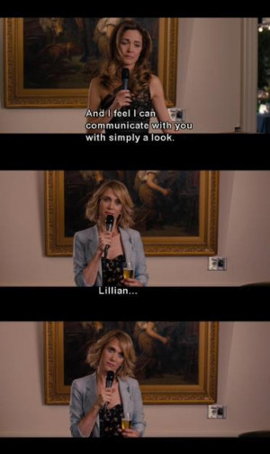 What is your favorite 'Bridesmaids' movie quote?