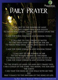 Wiccan Prayers/Chants/Blessings