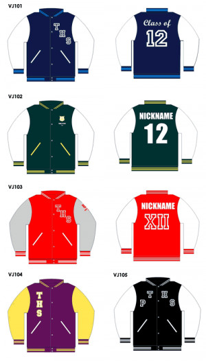 Varsity Jackets | Trinity Sports School Jerseys and Jackets