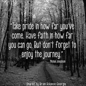 Take #pride in how far you've come. Have #faith in how far you can go ...