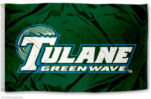 tulane university green wave flag our tulane university green wave