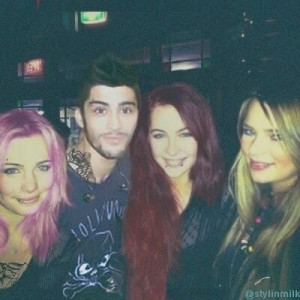 Molly, Zayn, Steph and Tessa back in the frat party days!! #After